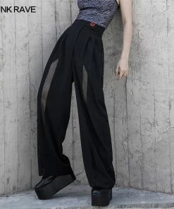 Ladies Punk Rave Zadie Wide Leg Trousers