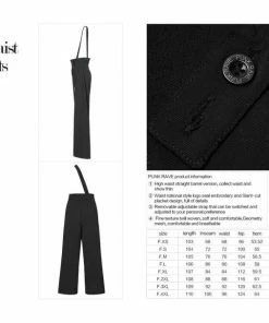 Ladies Punk Rave Zadie Wide Leg Trousers