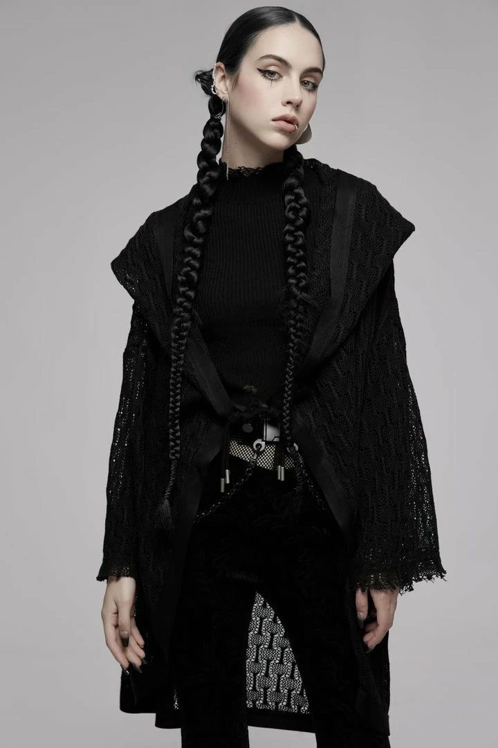 Ladies Punk Rave Zeria Hooded Cardigan 4 Ladies Punk Rave Zeria Hooded Cardigan