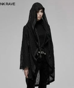 Ladies Punk Rave Zeria Hooded Cardigan 16 Ladies Punk Rave Zeria Hooded Cardigan