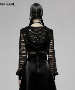 Punk Rave Zola Cropped Hoodie