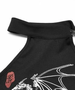 Punk Rave Bliss Halter Top - Dragon