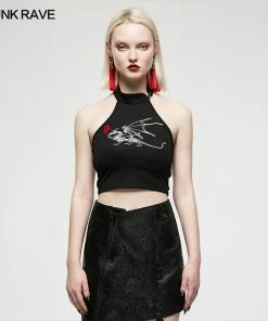 Punk Rave Bliss Halter Top - Dragon