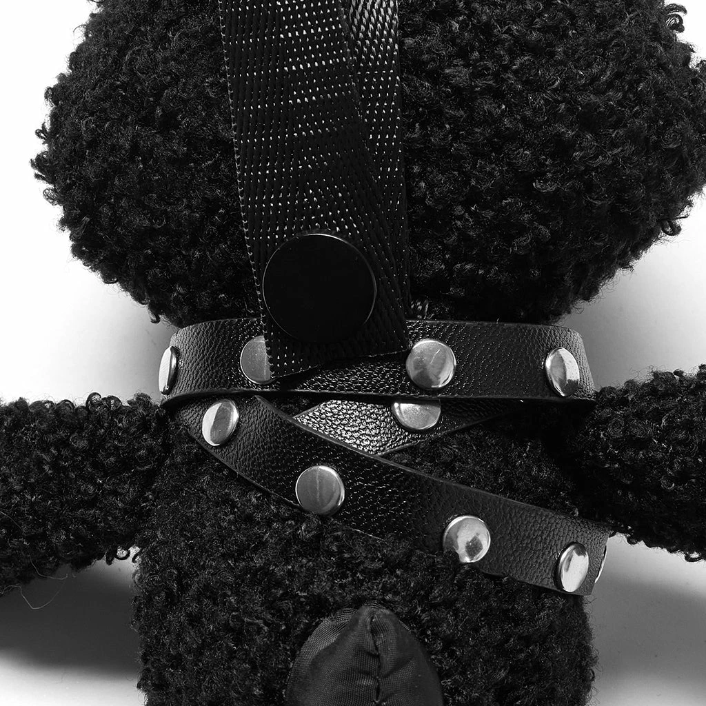 Punk Rave Dark Rabbit Plush Toy 11 Punk Rave Dark Rabbit Plush Toy