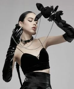 Punk Rave Dark Rabbit Plush Toy