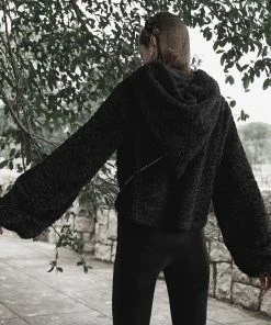 Ladies Punk Rave Cat Paw Pullover