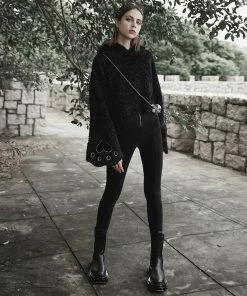 Ladies Punk Rave Cat Paw Pullover