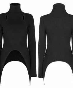 Ladies Punk Rave Pointed Edges Top