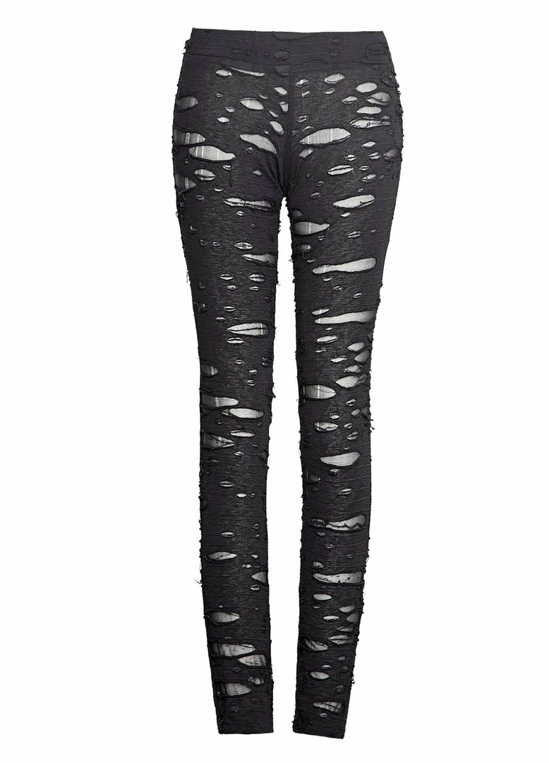 Punk Rave Black Gothalyptic Lara Leggings Ladies 3 Punk Rave Black Gothalyptic Lara Leggings Ladies
