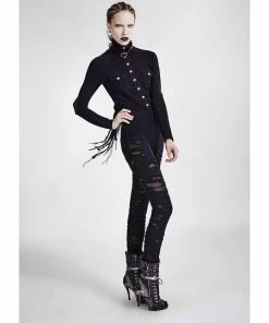 Punk Rave Black Gothalyptic Lara Leggings Ladies 8 Punk Rave Black Gothalyptic Lara Leggings Ladies