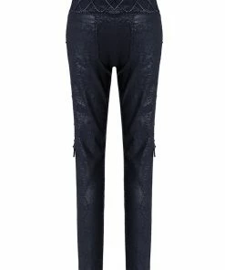 Ladies Dark In Love Gothic Bijou Trousers