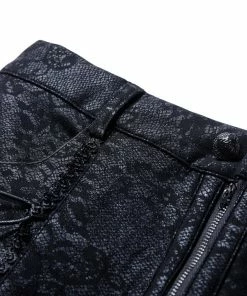 Ladies Dark In Love Gothic Bijou Trousers