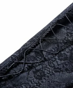 Ladies Dark In Love Gothic Bijou Trousers