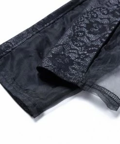 Ladies Dark In Love Gothic Bijou Trousers