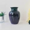 New Arrivals Weird & Wonderful Ceramics Purple Web Curved Vase