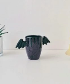 Weird & Wonderful Ceramics Purple Web Wing Mug 11 Weird & Wonderful Ceramics Purple Web Wing Mug