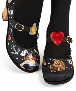 Hot Chocolate Design Chocolaticas Mid Heels Pirate Women's Mary Jane Pump Ladies 14 Hot Chocolate Design Chocolaticas Mid Heels Pirate Women's Mary Jane Pump Ladies