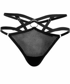 Killstar Possess Me Fishnet Panty Black