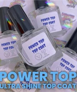 Radioactive Unicorn Power Top Coat Nail Polish