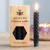 Gothic Gifts Black Beeswax Protection Spell Candles