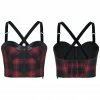 Punk Rave Arella Tartan Crop Top
