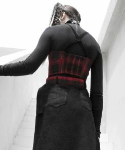 Punk Rave Arella Tartan Crop Top