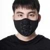 Accessories Punk Rave Lace Up Goth Face Covering