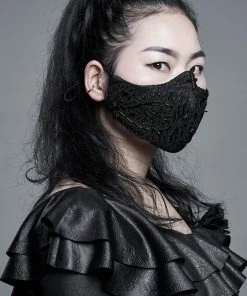 Punk Rave Myra Filigree Pattern Beaded Face Covering Accessories 13 Punk Rave Myra Filigree Pattern Beaded Face Covering Accessories