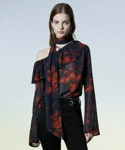 Punk Rave Reign Chiffon Top Ladies