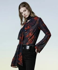 Punk Rave Reign Chiffon Top Ladies