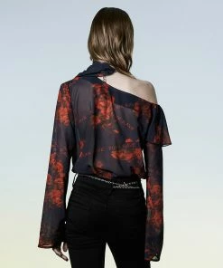 Punk Rave Reign Chiffon Top Ladies