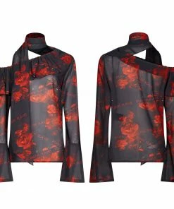 Punk Rave Reign Chiffon Top Ladies