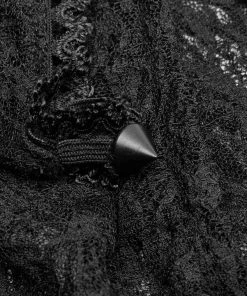 Ladies Punk Rave Bethra Bardot Lace Top