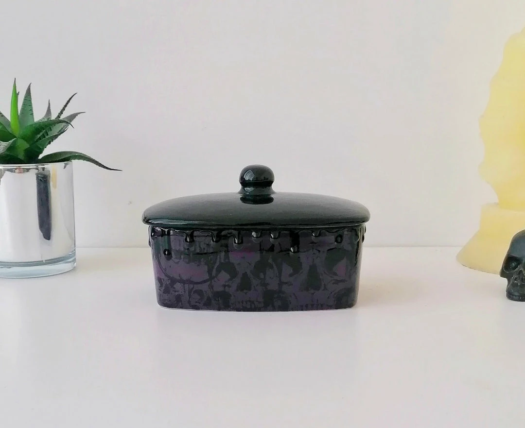 Weird & Wonderful Ceramics Purple Skull Butter Bowl New Arrivals 6 Weird & Wonderful Ceramics Purple Skull Butter Bowl New Arrivals