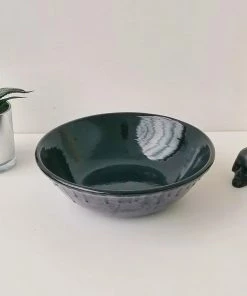 New Arrivals Weird & Wonderful Ceramics Purple Skull Pasta Bowl