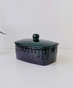 Weird & Wonderful Ceramics Matte Black Bat Butter Bowl New Arrivals