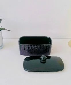 Weird & Wonderful Ceramics Matte Black Bat Butter Bowl New Arrivals