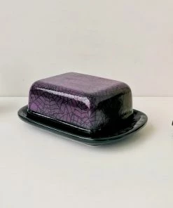 New Arrivals Weird & Wonderful Ceramics Purple Web Butter Dish 9 New Arrivals Weird & Wonderful Ceramics Purple Web Butter Dish