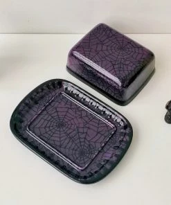New Arrivals Weird & Wonderful Ceramics Purple Web Butter Dish 11 New Arrivals Weird & Wonderful Ceramics Purple Web Butter Dish