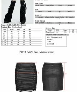 Punk Rave Vita Short Skirt Ladies