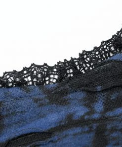 Punk Rave Elantra Dress Blue / Black Ladies