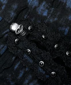 Punk Rave Elantra Dress Blue / Black Ladies