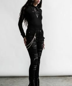 Killstar R.I.P. Slash Jeans Ladies