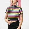 Killstar Rainbow Child Ribbed Top New Arrivals