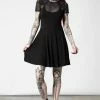 Killstar Rotten Luck Skater Dress Ladies