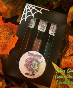 Radioactive Unicorn Jesus Christ Looks Like Me Lipstick Trio