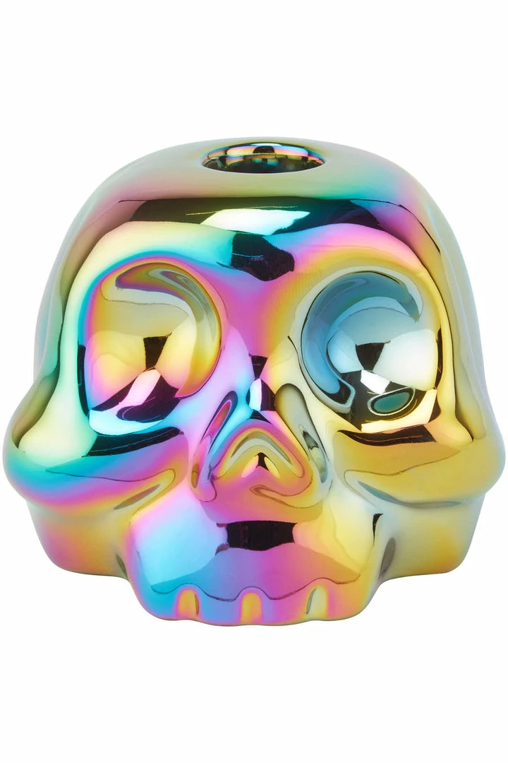 Killstar Rainbow Skulls Candle Holder Homeware 4 Killstar Rainbow Skulls Candle Holder Homeware