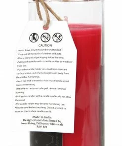 Homeware Gothic Gifts Rose 'Love' Spell Tube Candle