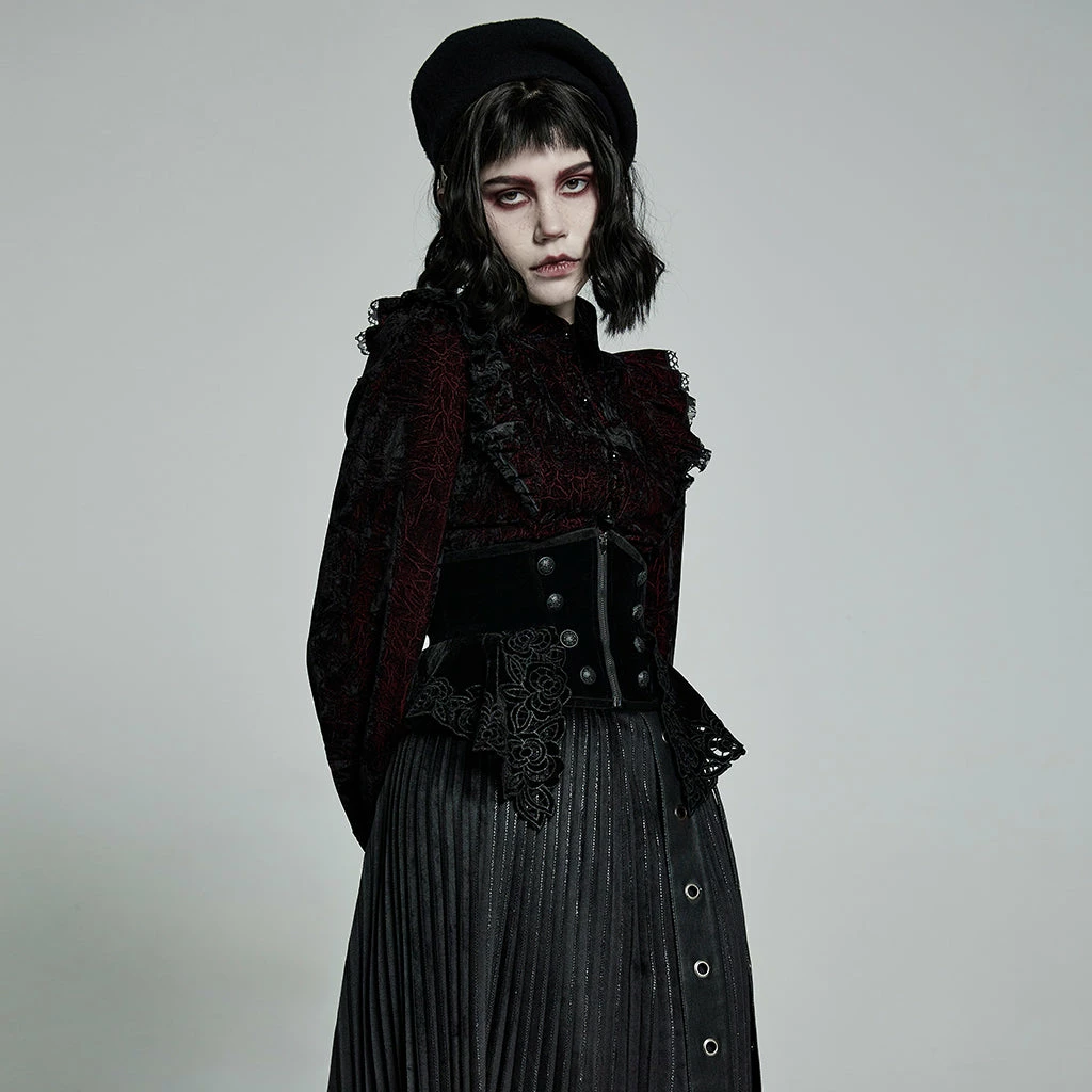 Punk Rave Valonia Corset Black Accessories 6 Punk Rave Valonia Corset Black Accessories