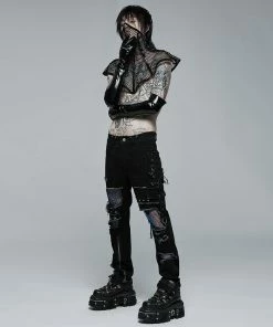 Mens Punk Rave Sativa Mesh Mask